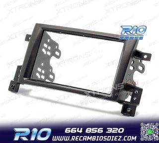 MARCO NEGRO RADIO 2-DIN PARA SUZUKI