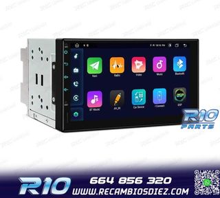 RADIO GPS ANDROID 12 HD TACTIL BLUETOOTH USB SD
