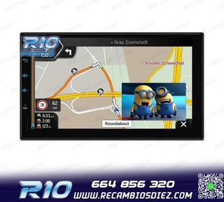 RADIO GPS ANDROID 12 HD TACTIL BLUETOOTH USB SD