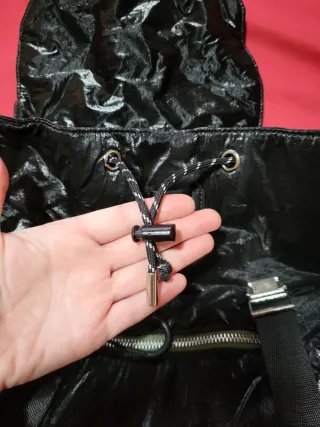 Mochila Mustang Negra y Verde