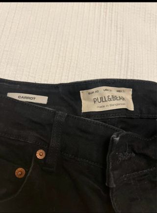 Pantalones vaqueros negros hombre