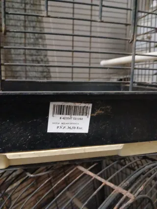 Jaula para periquitos o cotorras