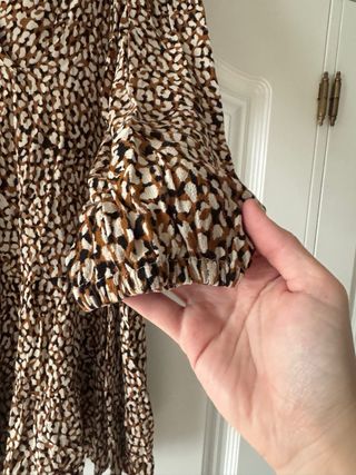 Vestido Mango Estampado Leopardo