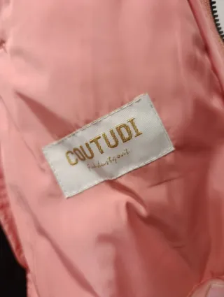 Chaleco calentito acolchado mujer rosa