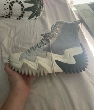 Converse Chuck Taylor Plataforma Gris