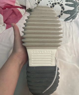 Converse Chuck Taylor Plataforma Gris