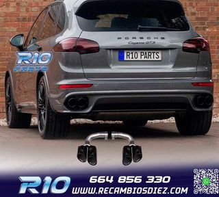 COLAS ESCAPE PORSCHE CAYENNE 17- LOOK GTS NEGRO