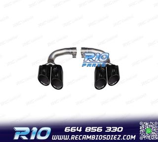 COLAS ESCAPE PORSCHE CAYENNE 17- LOOK GTS NEGRO