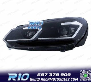 FAROS VOLKSWAGEN VW GOLF 6 08-13 LOOK SILVER GOLF 7 DINAMICO