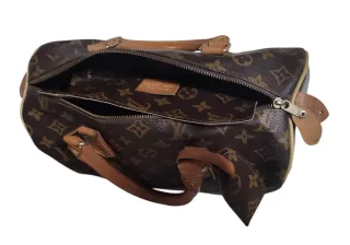 Borsa Louis Vuitton Speedy Marrone Beige