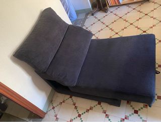 Butaca relax reclinable gris negro