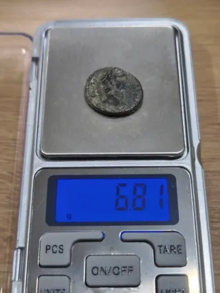 Moneda Romana Emperador Nerón.