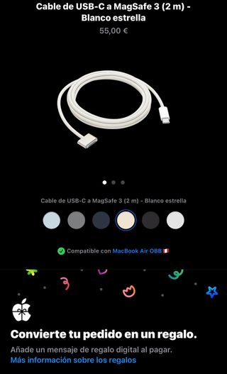 Cable USB C-MagSafe 3 Apple