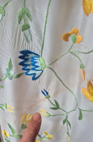 Manton de Manila bordado