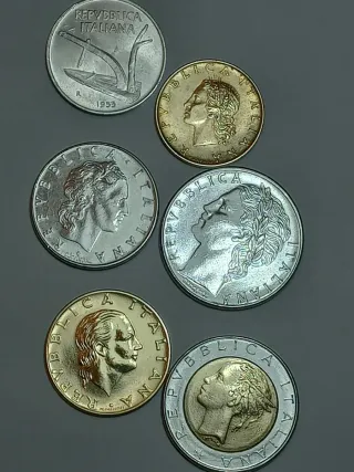 Lote monedas Italia