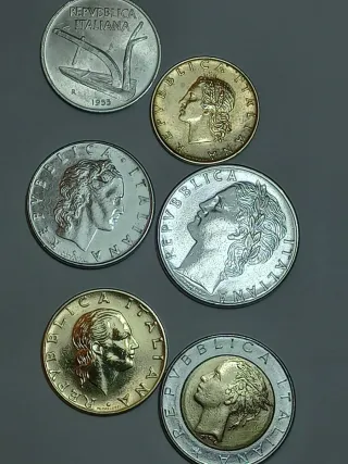 Lote monedas Italia