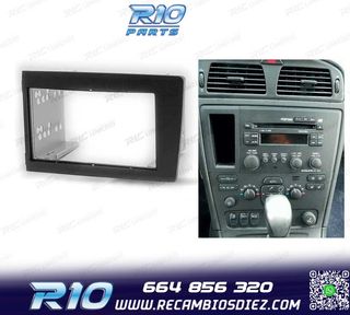 MARCO NEGRO RADIO 2-DIN PARA VOLVO S60 00-04 V70 XC70 01-04