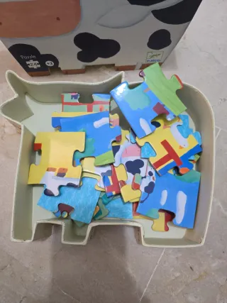 Puzzle Vaca Infantil Djeco 24 Piezas