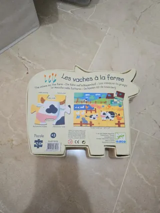 Puzzle Vaca Infantil Djeco 24 Piezas