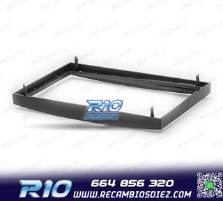 MARCO NEGRO RADIO 2-DIN PARA CITROEN C2 C3 BERLINGO JUMPY FI