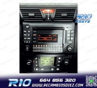 MARCO NEGRO PARA RADIO 2-DIN PARA FIAT STILO