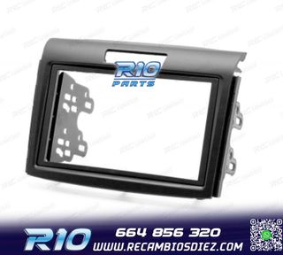 MARCO NEGRO RADIO 2-DIN PARA HONDA CR-V 12-17