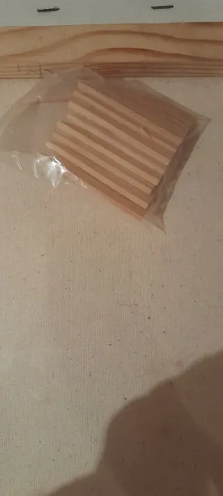 Caballete de madera y maleta de Van Gogh