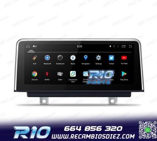 RADIO GPS ANDROID 14 BMW SERIE 3 SERIE 4 10,25"