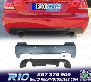 PARAGOLPES TRASERO BMW E92 E93 LOOK M PDC