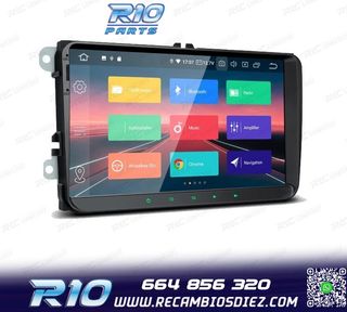 RADIO GPS ANDROID 14 PARA VOLKSWAGEN VW SEAT SKODA LCD TACTI