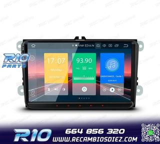 RADIO GPS ANDROID 14 PARA VOLKSWAGEN VW SEAT SKODA LCD TACTI