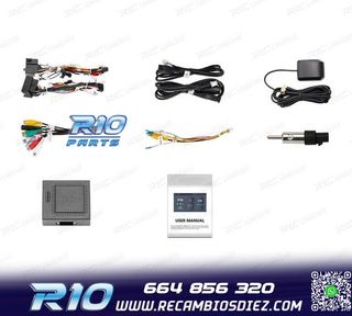 RADIO GPS ANDROID 11 PARA VOLKSWAGEN VW SEAT SKODA CARPLAY F