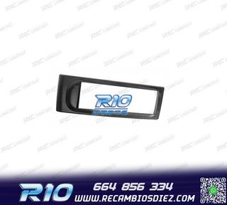 MARCO NEGRO RADIO 1-DIN PARA RENAULT MEGANE I SCENIC 96-03