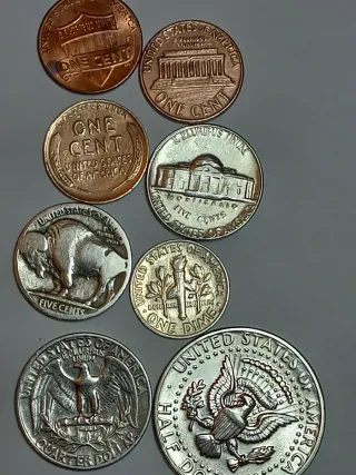 Lotto Monete Americane 8