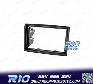 MARCO NEGRO RADIO 2-DIN PARA CITROEN JUMPER PEUGEOT BOXER FI