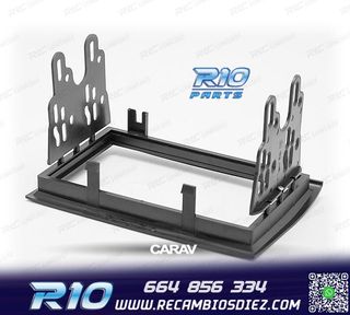 MARCO NEGRO RADIO 2-DIN PARA CITROEN JUMPER PEUGEOT BOXER FI