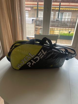 Paletero Royal Padel Negro/Amarillo