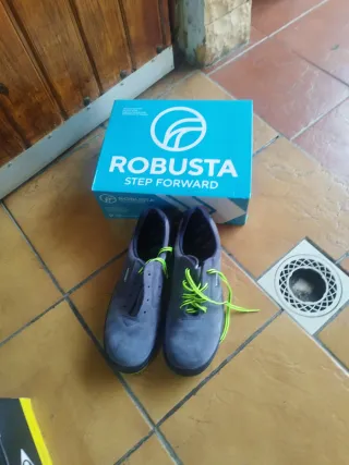 Zapatos de seguridad Dunlop azules