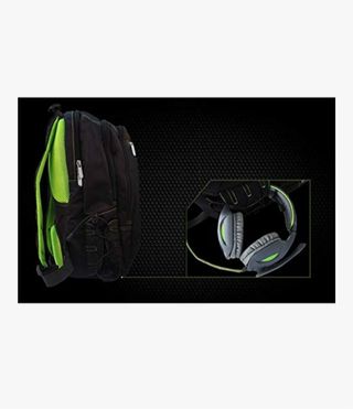 Mochila Gaming Keep Out BK7G Negra y Verde