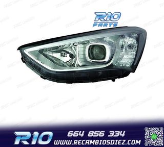 FARO IZQ HYUNDAI SANTA FE 13-17 LUZ DIURNA LED
