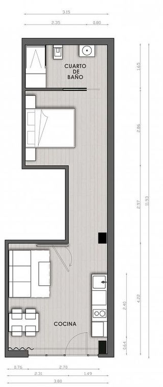 Oficina en alquiler en El Grau en Valencia