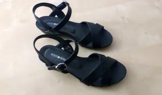 Sandalias negras Punto Roma Talla 39