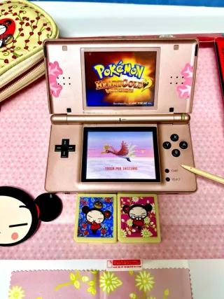 Nintendo DS Lite Rosa Cromato Completo