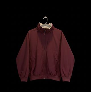 Giacca bordeaux, con cappuccio