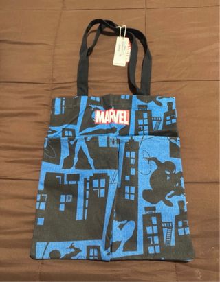 Bolso Totte Marvel Spiderman Azul Lona