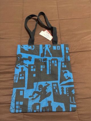Bolso Totte Marvel Spiderman Azul Lona