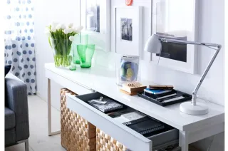 Escritorio BESTÅ BURS Ikea Blanco