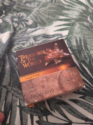 Moneda Plata Zafiro Palau 2010