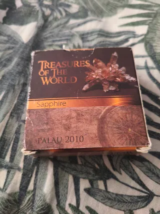 Moneda Plata Zafiro Palau 2010