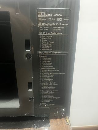 Microondas LG Smart Inverter Negro